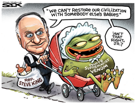 REP STEVE KING by Steve Sack