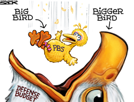 PBS CUTS by Steve Sack