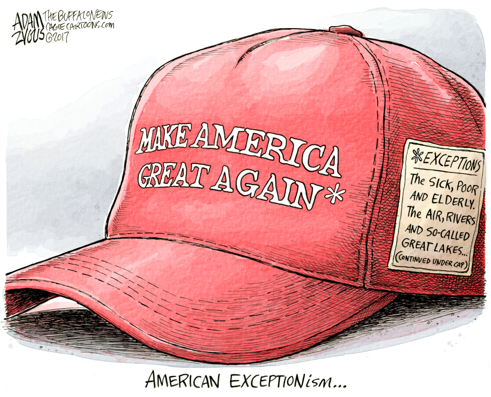  MAGA HAT by Adam Zyglis