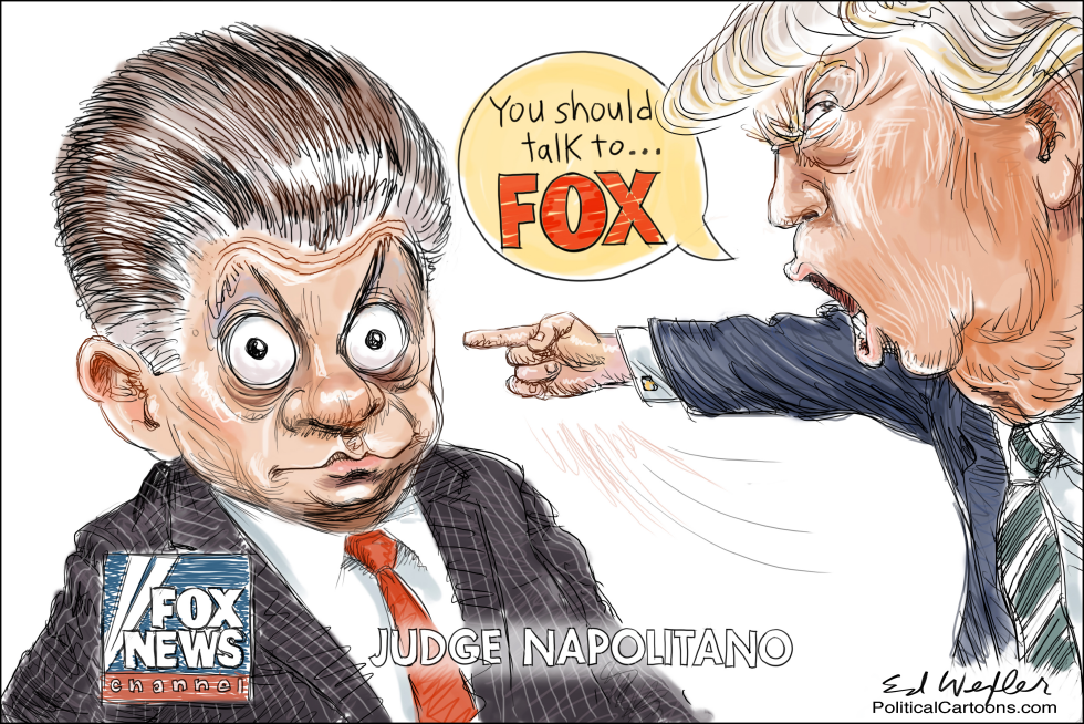  TRUMP BLAMES NAPOLITANO by Ed Wexler