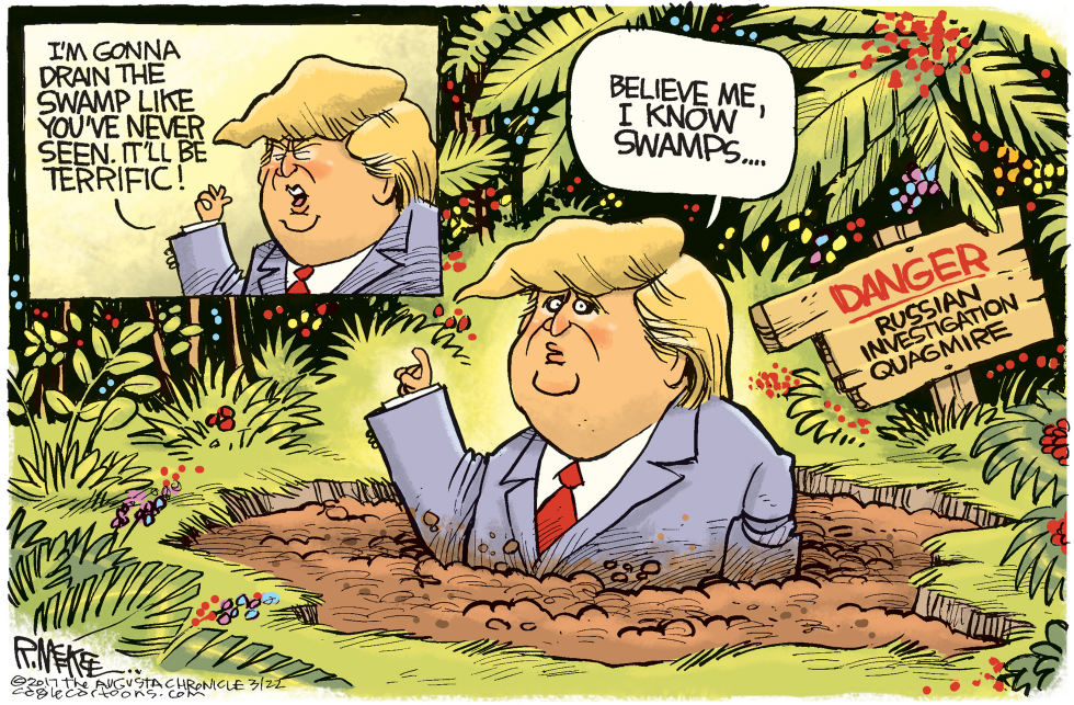  TRUMP SWAMP by Rick McKee