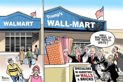 TRUMP’S WALL-MART by Paresh Nath