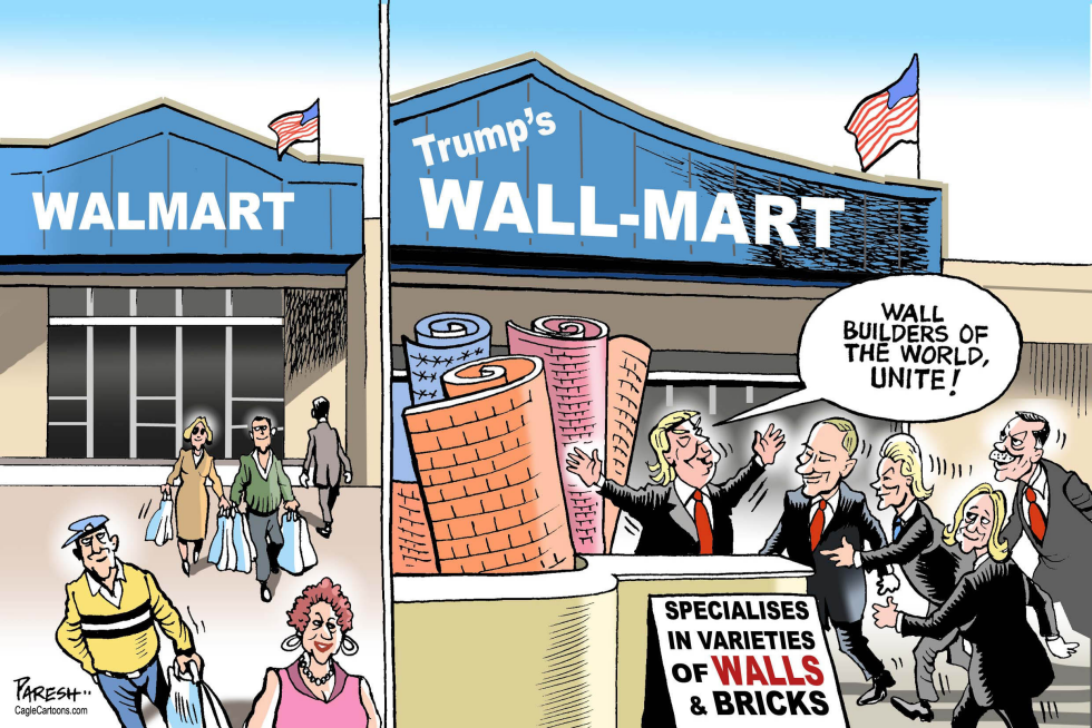  TRUMP’S WALL-MART by Paresh Nath