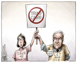 SAVING OBAMACARE by Adam Zyglis