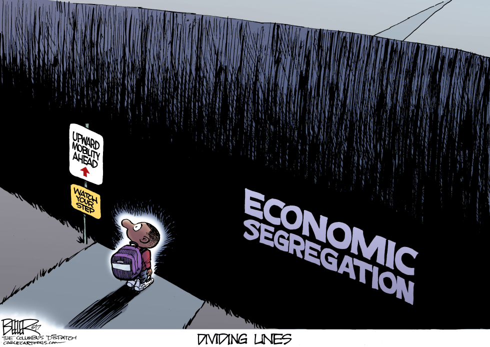  ECONOMIC SEGREGATION by Nate Beeler