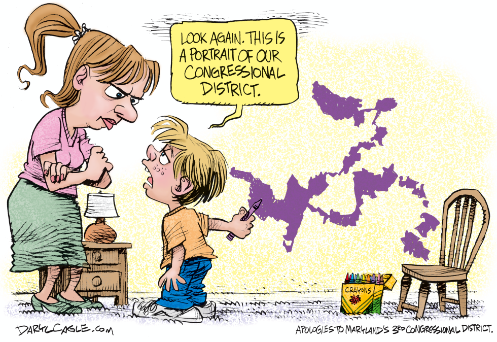  GERRYMANDERING by Daryl Cagle