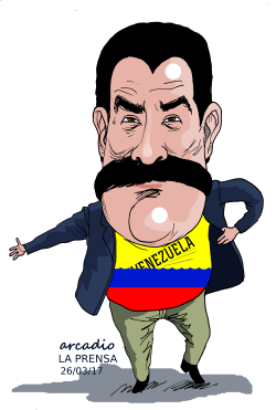 MADURO Y SU VENEZUELA by Arcadio Esquivel