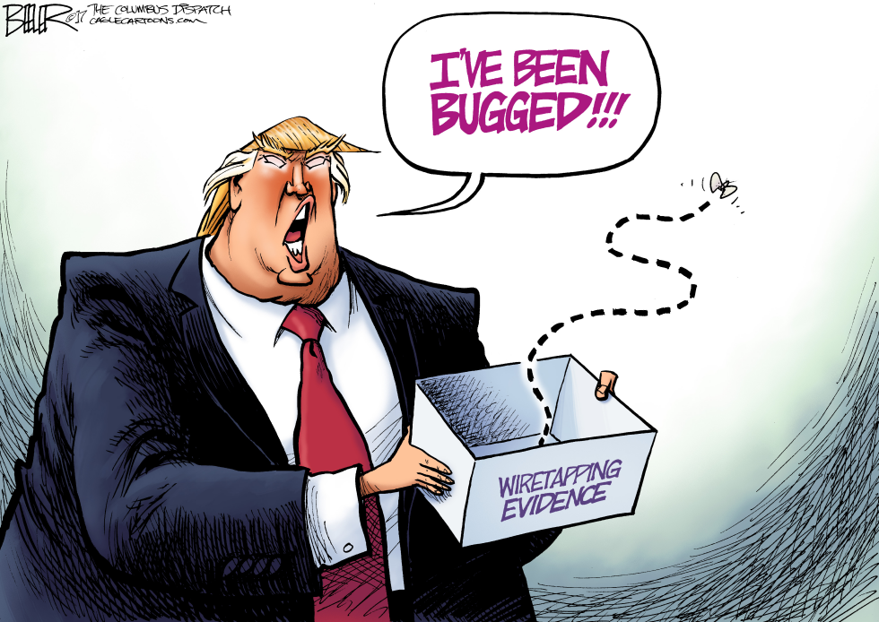  TRUMP BUGGED by Nate Beeler