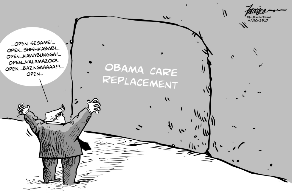  TRUMP'S OBAMA CARE REPEAL by Manny Francisco