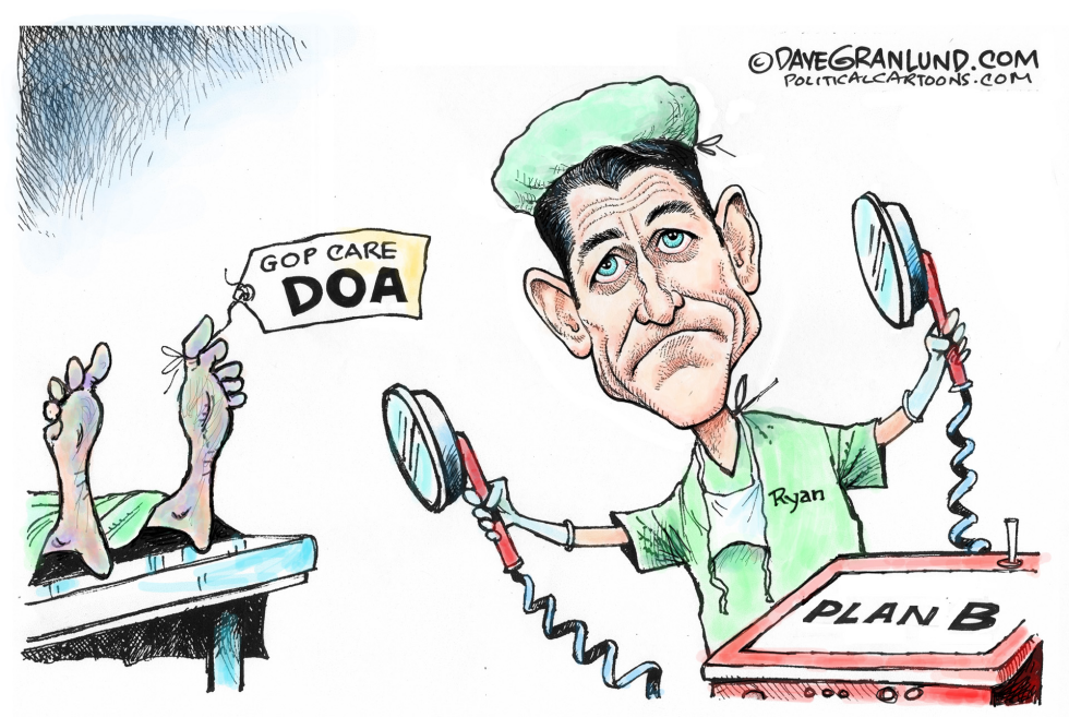  GOP HEALTHCARE PLAN B by Dave Granlund