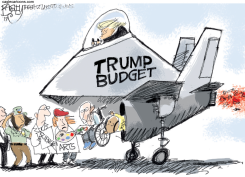 TRUMP BUDGET by Pat Bagley