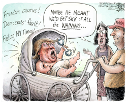 SO MUCH WHINING by Adam Zyglis