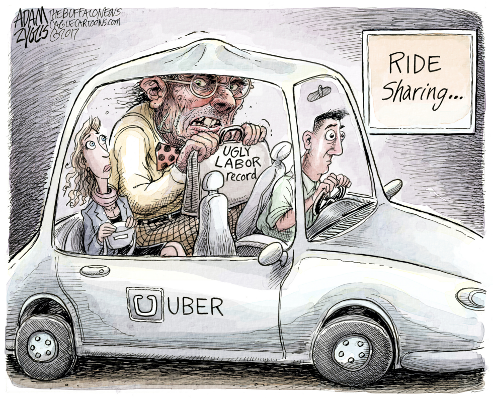  UBER by Adam Zyglis