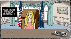 IVANKA TRUMP by Bob Englehart