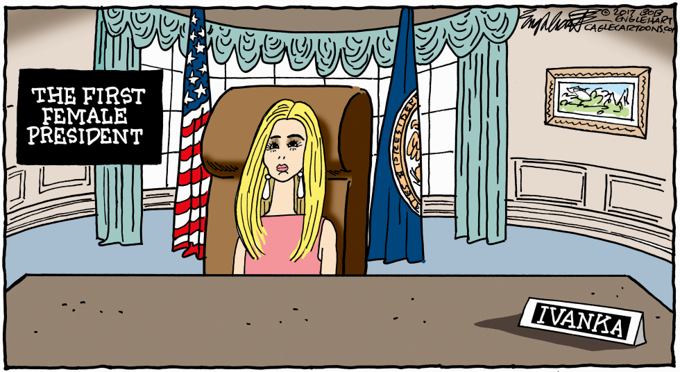  IVANKA TRUMP by Bob Englehart