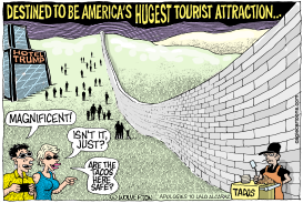 THE WALL AND TOURISM by Wolverton