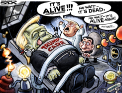 TRUMPCARE ALIVE by Steve Sack