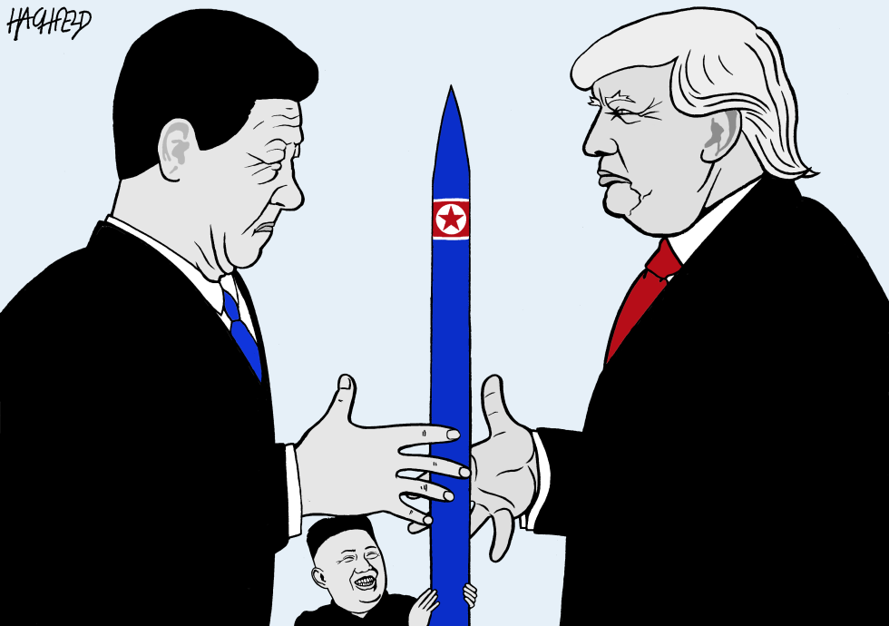  XI MEETS TRUMP by Rainer Hachfeld