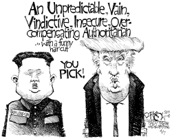 TRUMP VS KIM JONG UN by John Darkow