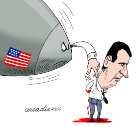 USA AND SYRIAN PRESIDENT by Arcadio Esquivel