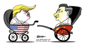 TRUMP AND XI JINPING by Rayma Suprani