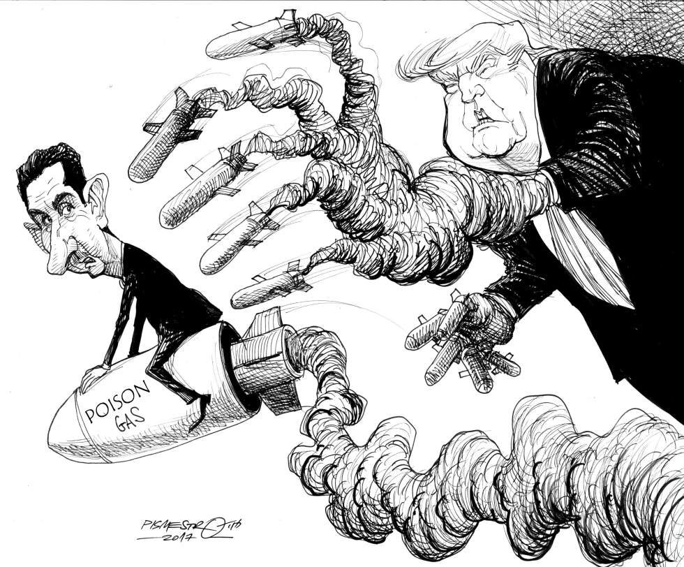  TRUMP MISSILES AND SYRIA by Petar Pismestrovic