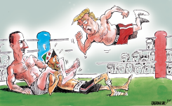 TRUMP'S STRIKE ON SYRIA by Sabir Nazar