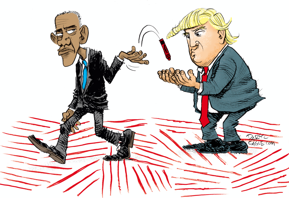  RED LINES by Daryl Cagle