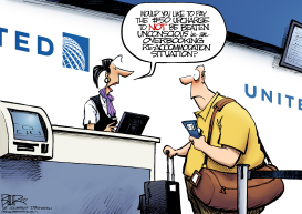 FRIENDLY SKIES by Nate Beeler