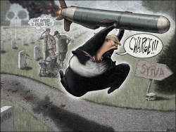 TRUMP SYRIA MISSILE by Sean Delonas