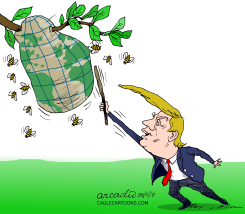 TRUMP AND THE WORLD by Arcadio Esquivel