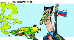 THE RUSSIAN VETO by Emad Hajjaj