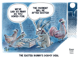 THE EASTER BUNNY'S DODGY DEAL by Gatis Sluka