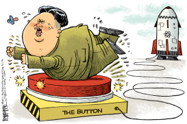 KIM JONG UN TANTRUM by Rick McKee