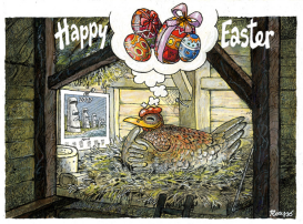 HAPPY EASTER by Robert Rousso