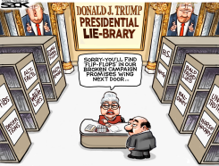 LIAR IN CHIEF by Steve Sack