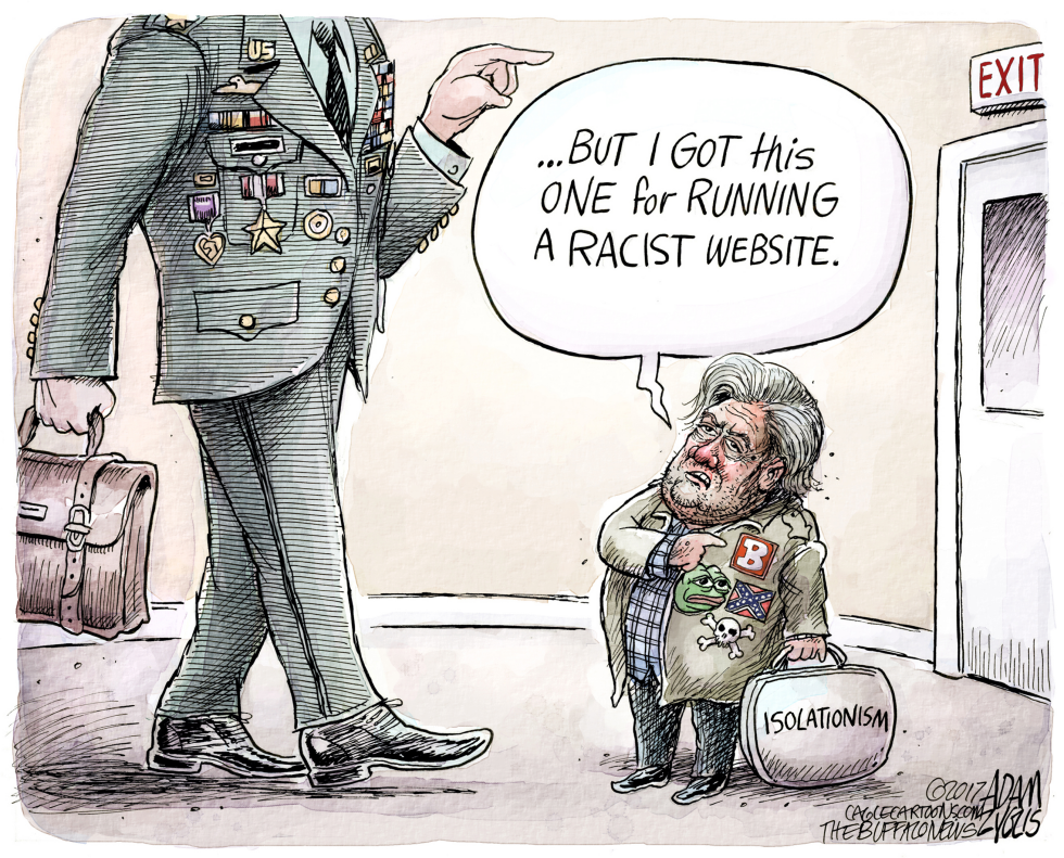  STEVE BANNON CREDENTIALS by Adam Zyglis