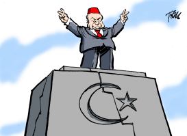 ERDOGAN WINS REFERENDUM by Tom Janssen