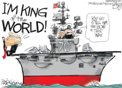 LEADING FROM BACKWARDS by Pat Bagley