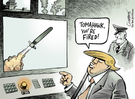 MISSILE STRIKES by Patrick Chappatte