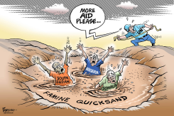 FAMINE IN AFRICA by Paresh Nath