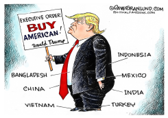 BUY AMERICAN EXEC ORDER by Dave Granlund