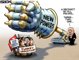 TURKEY TROUBLES by Steve Sack