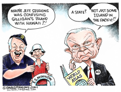 JEFF SESSIONS AND HAWAII by Dave Granlund