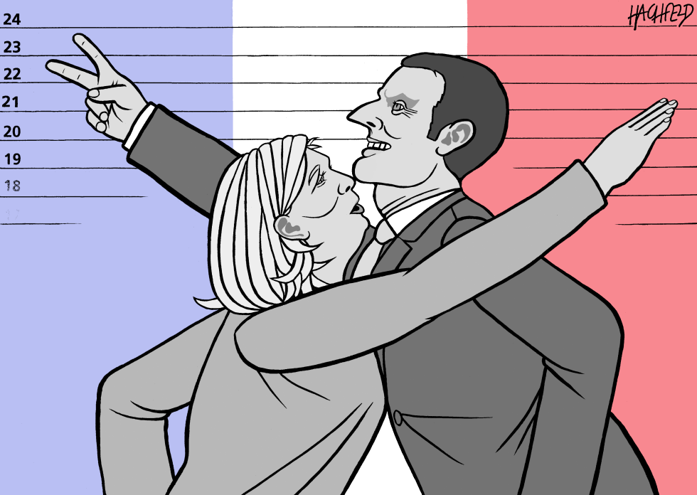  FIRST BALLOT IN FRANCE by Rainer Hachfeld