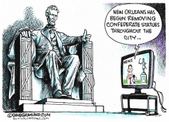 NEW ORLEANS CONFEDERATE STATUES by Dave Granlund