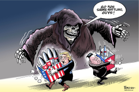 US-NKOREA SABRE-RATTLING by Paresh Nath