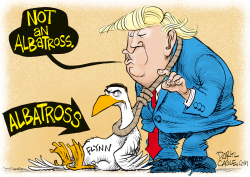 TRUMP AND FLYNN ALBATROSS by Daryl Cagle