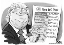 FIRST 100 DAYS REPORT CARD by RJ Matson