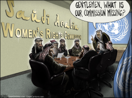 SAUDI ARABIA WOMENS RIGHTS COMMISSION by Sean Delonas